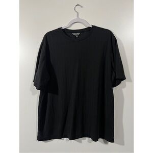 Vintage Croft & Barrow Dressy Black T-Shirt Men’s Size Large Street Style